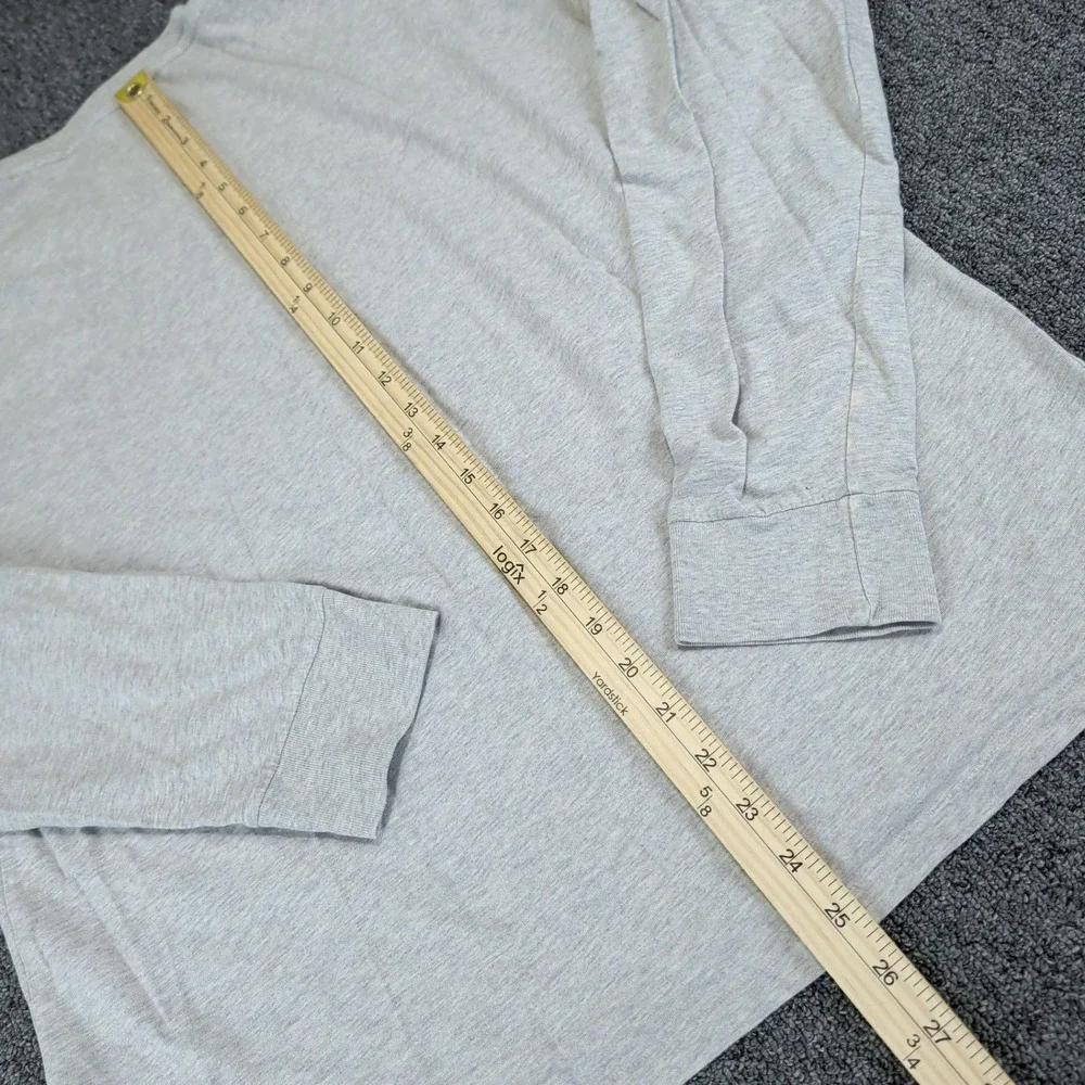 Polo Ralph Lauren Classic Preppy Long Sleeve T-Shirt Mens L Gray Cotton Tee
